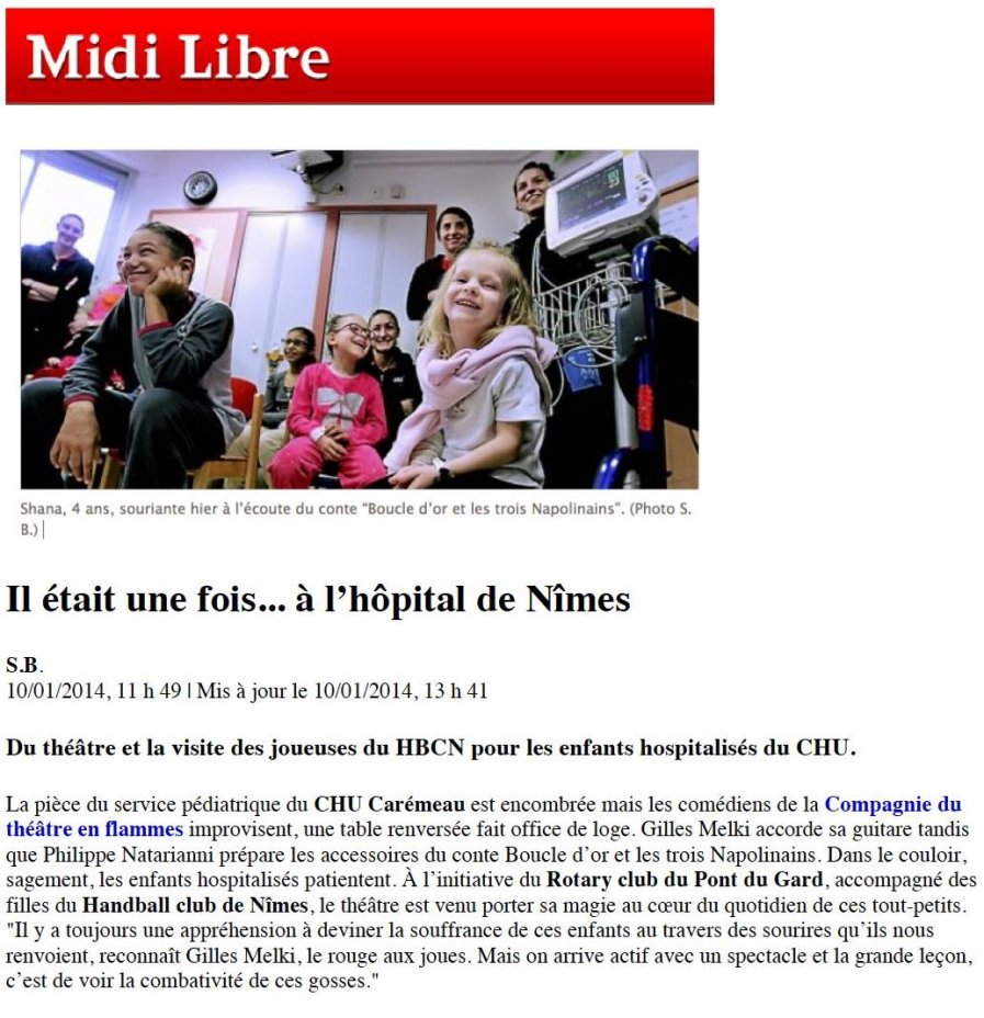 Culture � l'h�pital